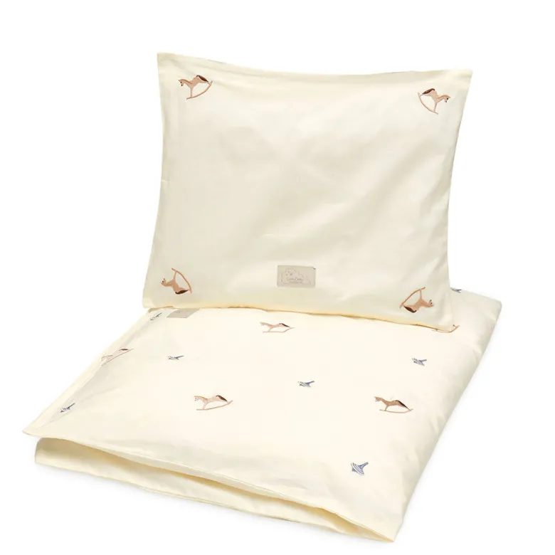 Cam Cam Baby Bedding, Organic, GOTS Certified, Embroidered - Vintage Toys