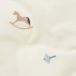 Cam Cam Baby Bedding, Organic, GOTS Certified, Embroidered - Vintage Toys