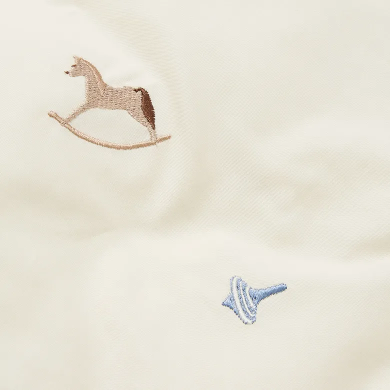 Cam Cam Baby Bedding, Organic, GOTS Certified, Embroidered - Vintage Toys