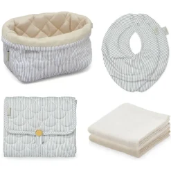 Cam Cam Baby Gift Set, Small - Classic Stripes Blue
