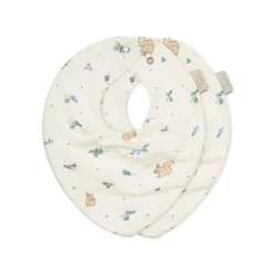Cam Cam Bandana Bib, Jersey, 2-Pack, GOTS - Blueberries