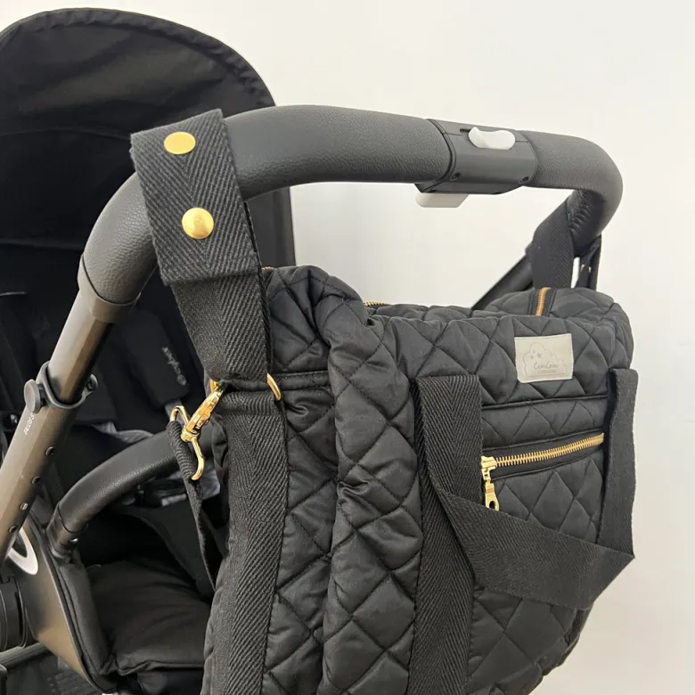 Cam Cam Changing Bag with Stroller Straps, OCS - Black