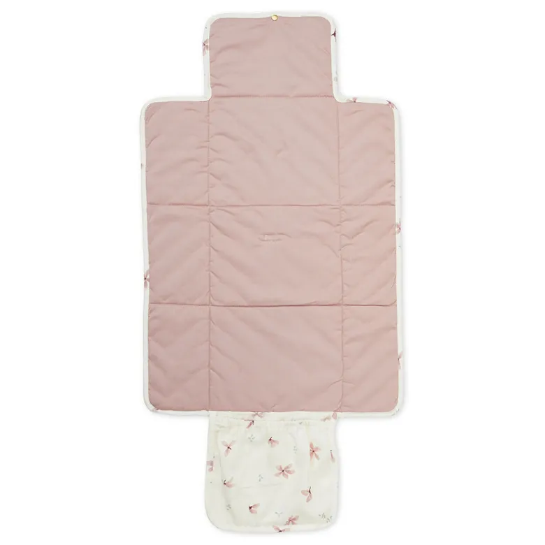 Cam Cam Changing Mat, Quilted - Windflower Creme