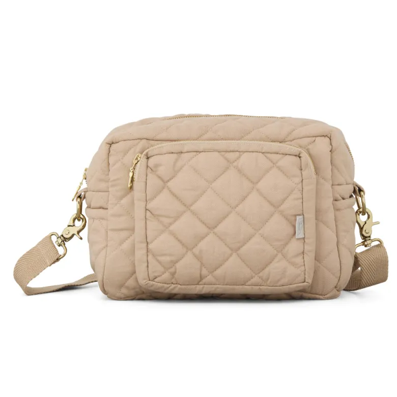 Cam Cam Compact Changing Bag, Organic - OCS - Latte
