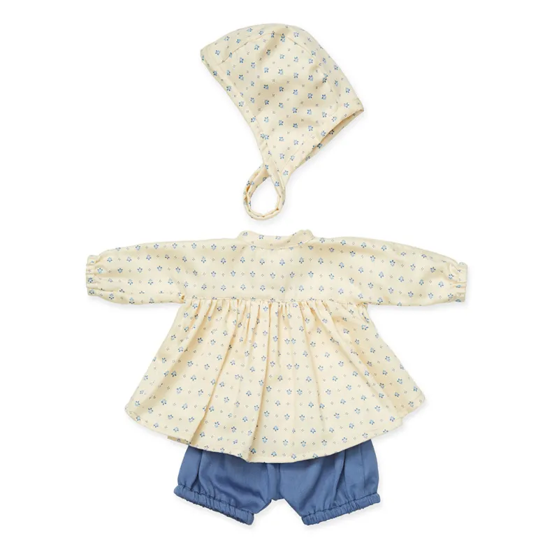 Cam Cam dukketøj, GOTS - kjole, shorts og hue - Capri