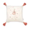 Cam Cam Embroidered Pillow, Organic, OCS - Ballerina