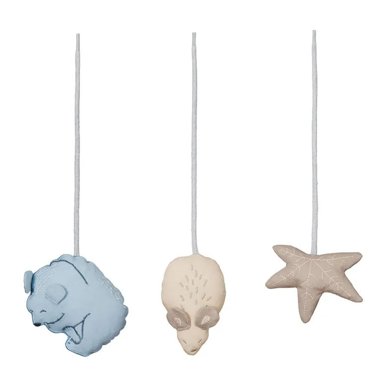 Cam Cam Hanging Activity Toys, Forest Friends - Set of 3