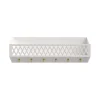 Cam Cam Harlequin hylde med kroge - White