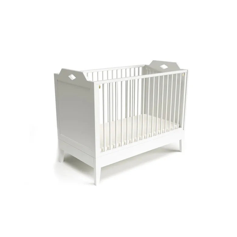 Cam Cam Luca Baby Cot, White