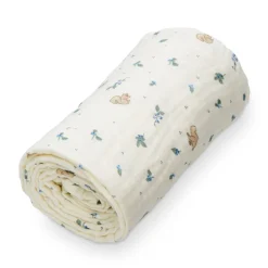 Cam Cam Muslin Baby Blanket, Organic, GOTS Certified – Blueberries