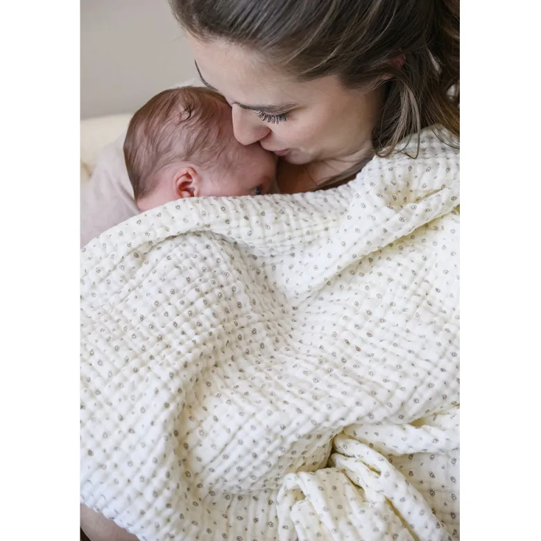 Cam Cam Muslin Baby Blanket, Organic, GOTS Certified - Rowan