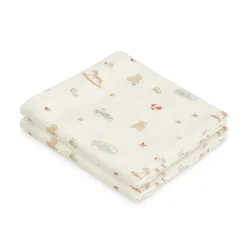 Cam Cam Muslin Cloths, 2-Pack Organic, GOTS - Vintage Toys