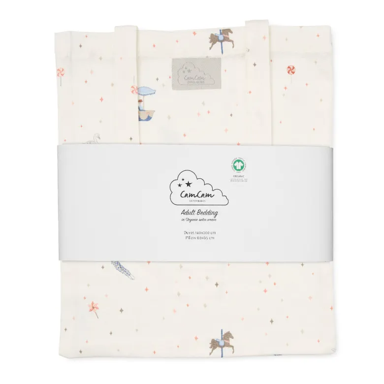 Cam Cam Organic Adult Bedding - GOTS Certified - Carousel