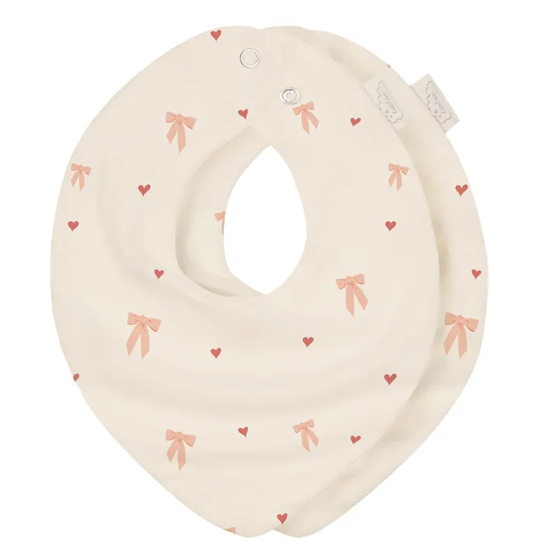 Cam Cam Organic Bibs, 2-Pack – Bows