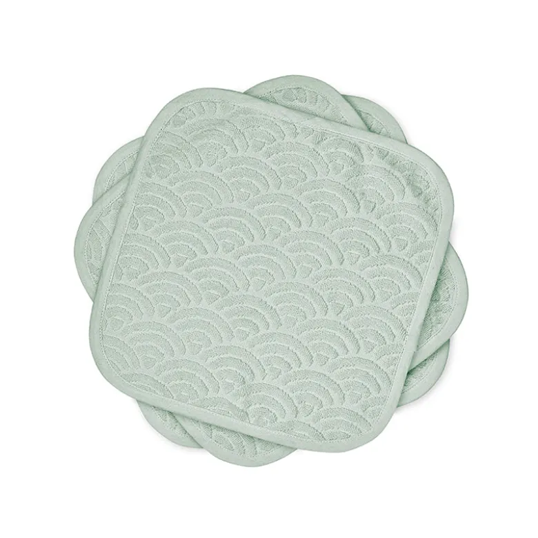 Cam Cam Washcloths, Organic - 3-Pack - Dusty Green