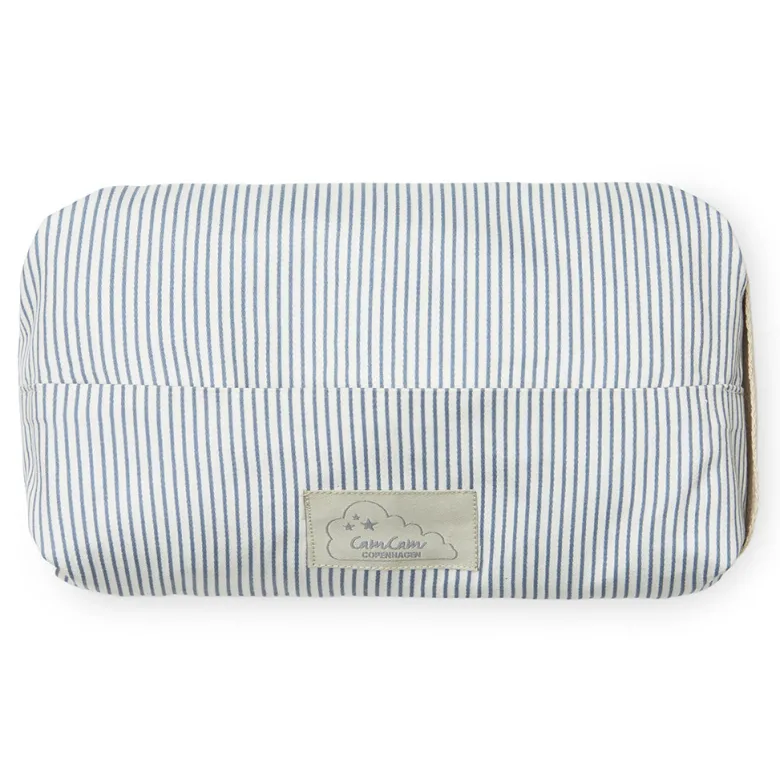 Cam Cam Wet Wipes Case, Classic Stripes Blue