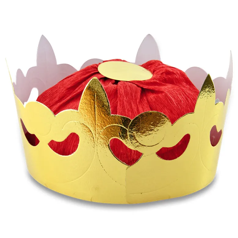 Cardboard King's Crown for Fastelavn