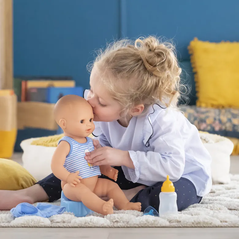 Corolle babydukke Mon Grand 36 cm, Paul - badedukke der kan drikke og tisse