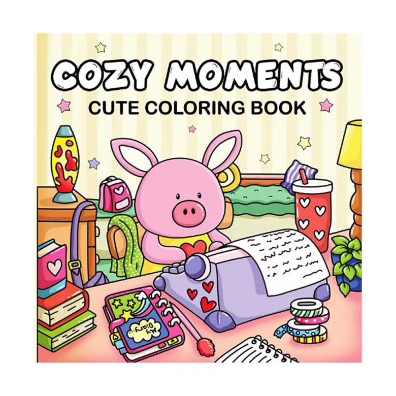 Cozy Moments Coloring Book