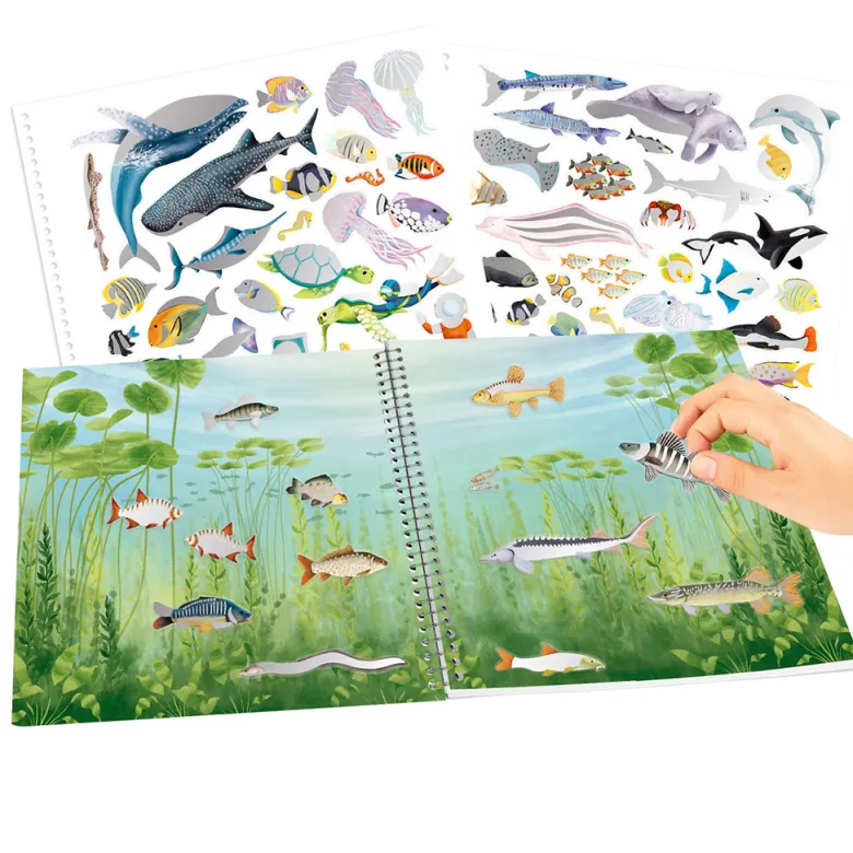 Create Your Ocean Life: Holographic Sticker Book