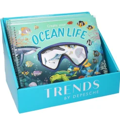 Create Your Ocean Life: Holographic Sticker Book