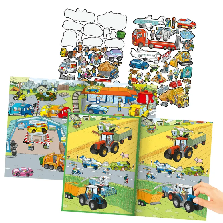 Create Your Own Action World, Sticker Book