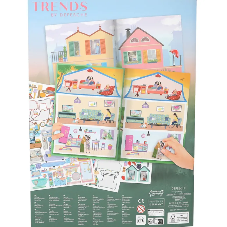 Create Your Sweet Home: Sticker Book