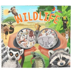 Create Your Wild Life, Sticker Book with Felt Stickers