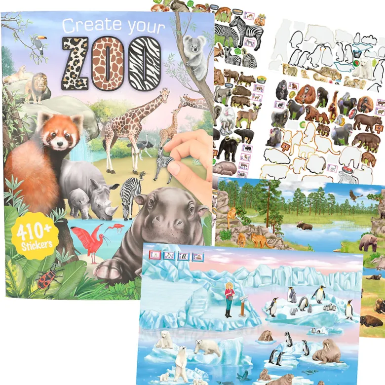 Create Your Zoo: Activity Book with Stickers