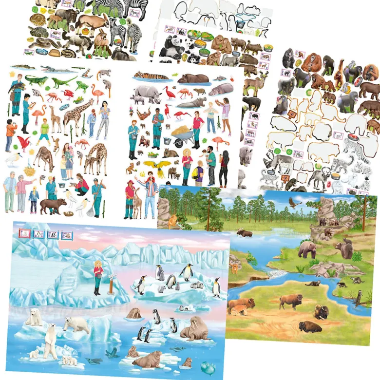 Create Your Zoo: Activity Book with Stickers