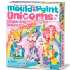 Creative Craft – Cast and Paint Plaster Magnets and Badges, Unicorns – For Ages 5+