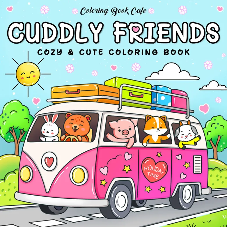 Cuddly Friends, Cozy Coloring – Coloring Book