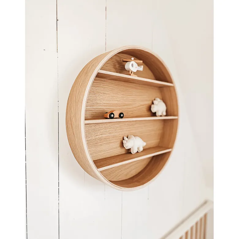 Curve-Lab, Round Shelf, Rund hylde - Eg