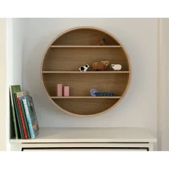 Curve-Lab, Round Shelf, Rund hylde - Eg