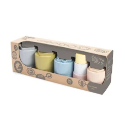 Dantoy Bioplastic Tiny Stacking Cups, Swan Label - From 6 Months