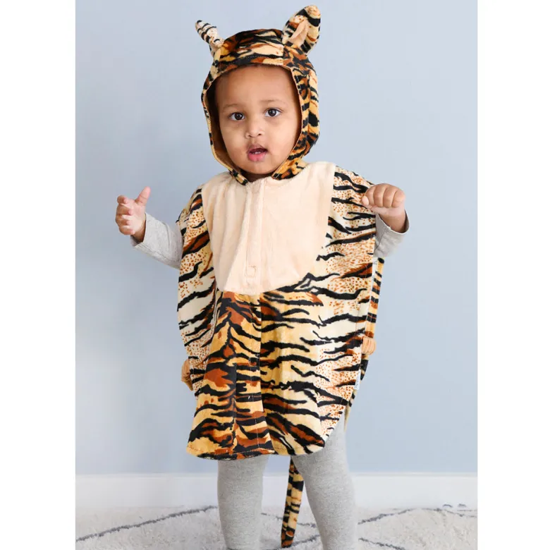 Den goda Fen Animal Costume, Tiger Cape - Ages 1-4