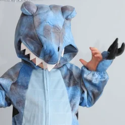 Den goda Fen Animal Costume, Dinosaur T-Rex Jumpsuit – Ages 3-5