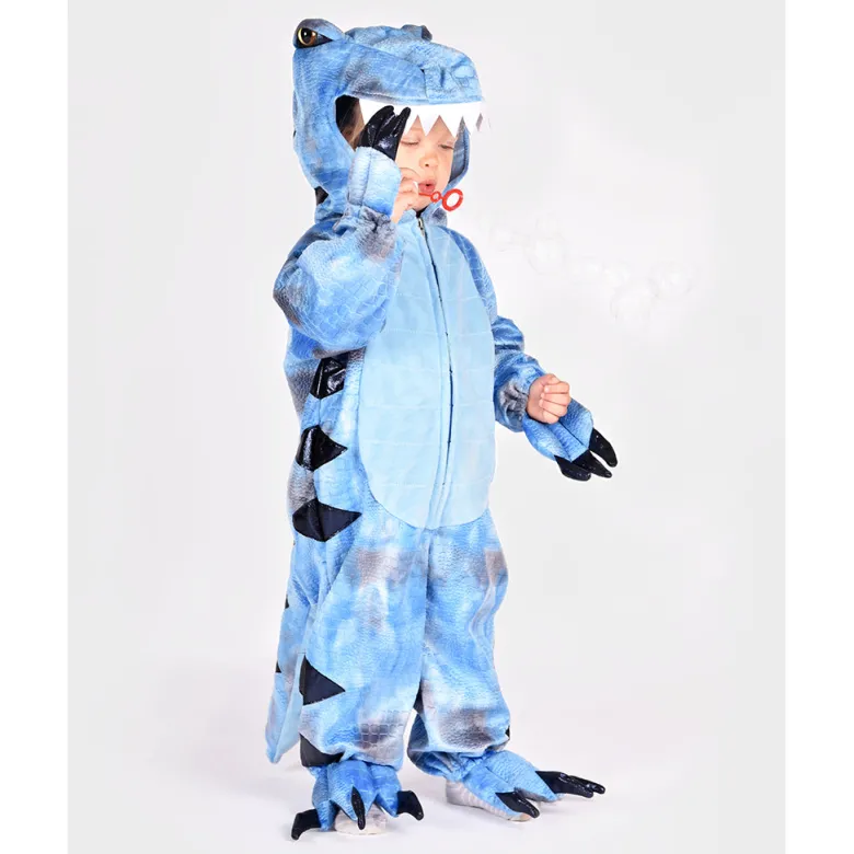 Den goda Fen Animal Costume, Dinosaur T-Rex Jumpsuit – Ages 3-5