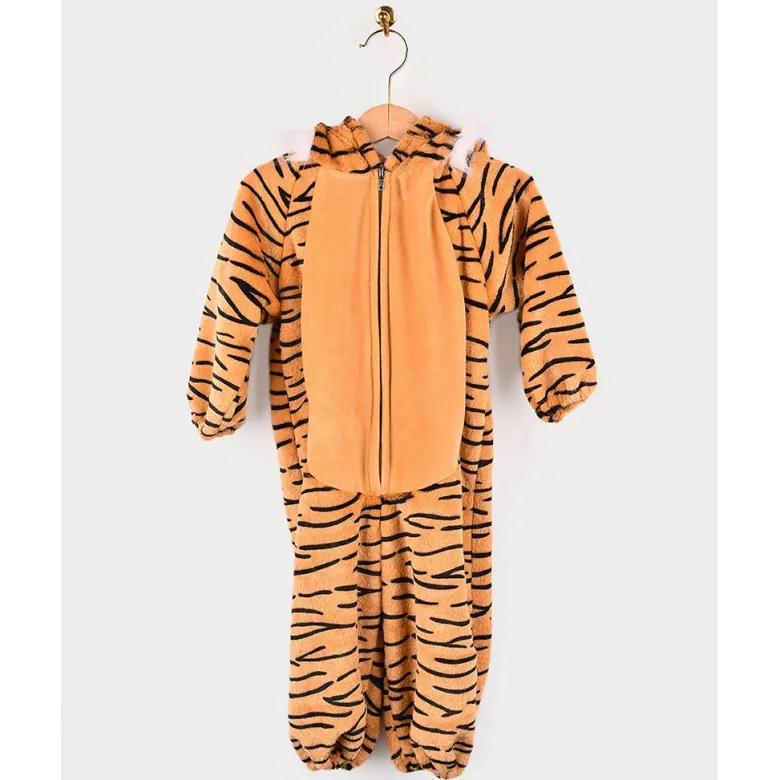 Den goda Fen Animal Costume, Tiger Jumpsuit - 12-18 Months and 18 Months-2 Years