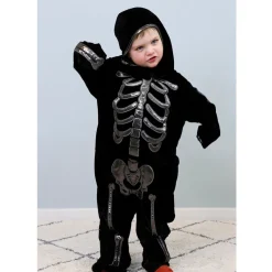 Den goda Fen Costume, Skeleton Jumpsuit – Ages 4-6