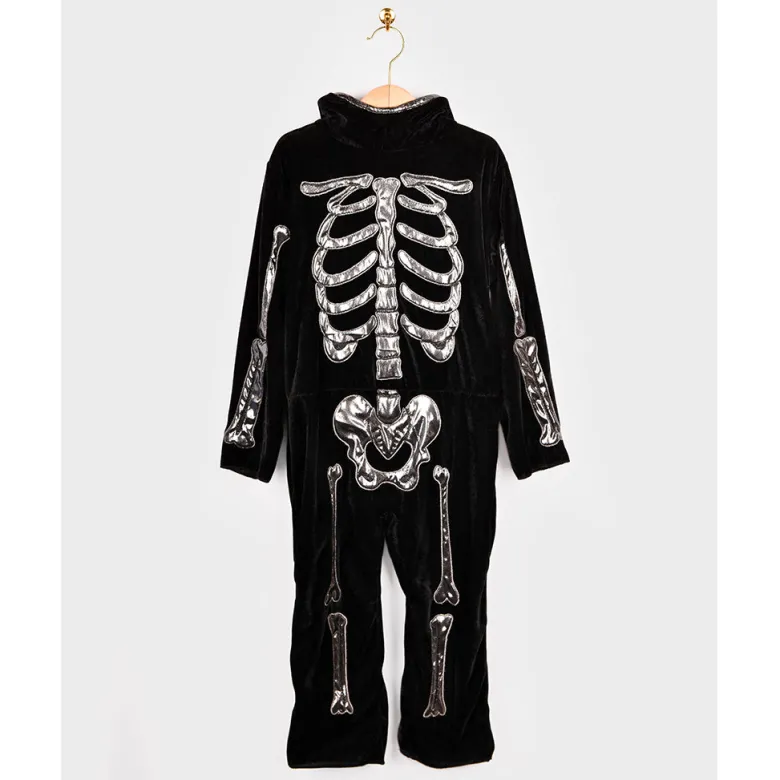 Den goda Fen Costume, Skeleton Jumpsuit – Ages 4-6