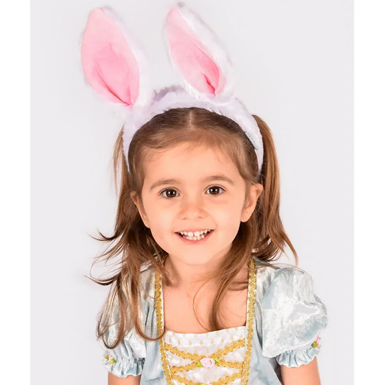 Den goda Fen, Dress-Up Accessories, Headband with White Rabbit Ears