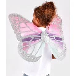 Den goda fen Dress-Up Costume, Butterfly Wings - Megaglitter