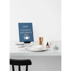 Design Letters, Food Icons for Message Board – White