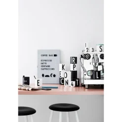Design Letters, Food Icons for Message Board – White
