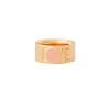 Design Letters Love Ring, Gold - Nude - Size 50-56