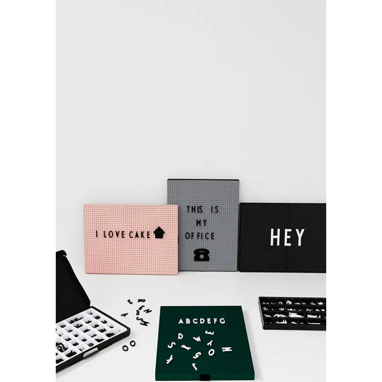 Design Letters, Office Icons for Message Board - White