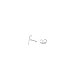 Design Letters Stud Earrings with Arne Jacobsen Letter – Silver A-Z
