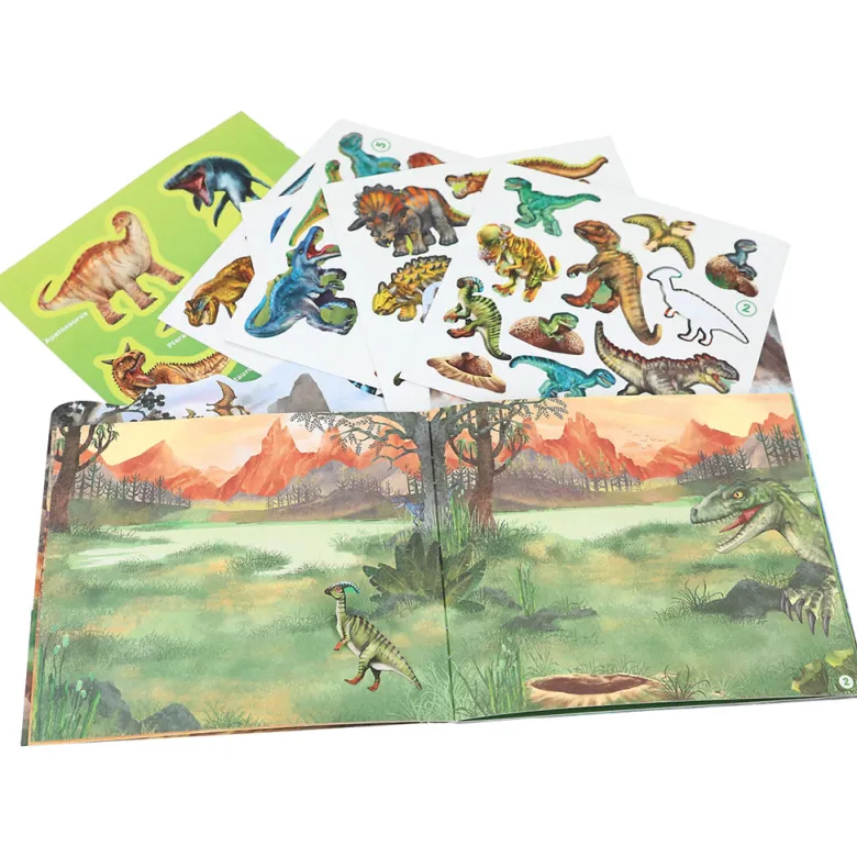 Dino World Mini Sticker Fun, Activity Book with Stickers