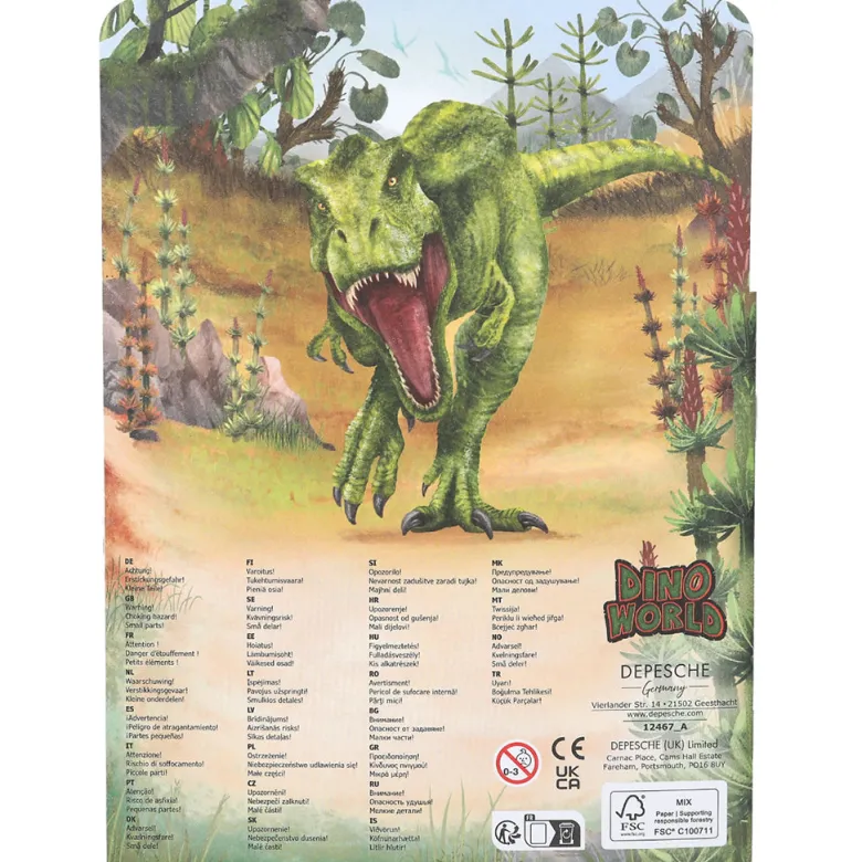 Dino World Mini Sticker Fun, Activity Book with Stickers